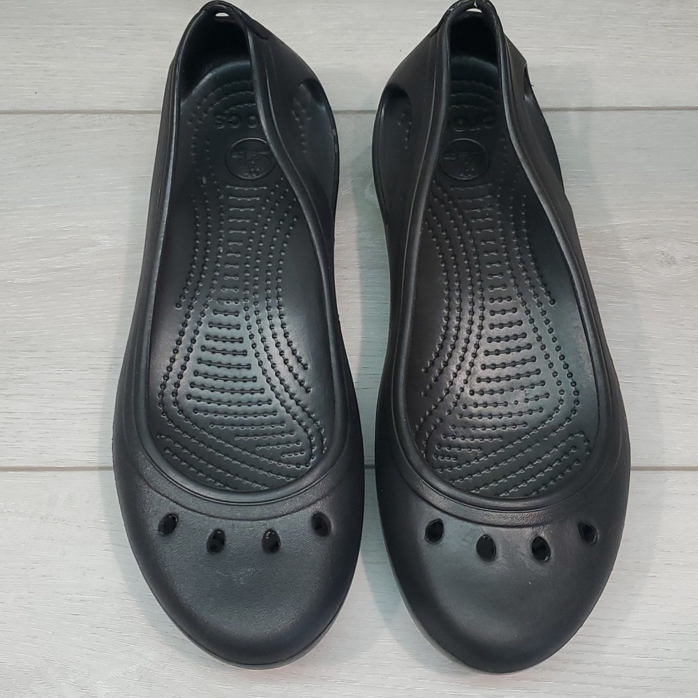Crocs Women Kadee Comfort Rubber Loafer Flats shoes sz 10 - Picture 4 of 11